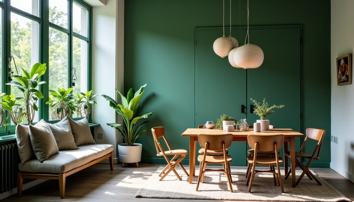 Sublimez votre intérieur avec la touche élégante du vert canard