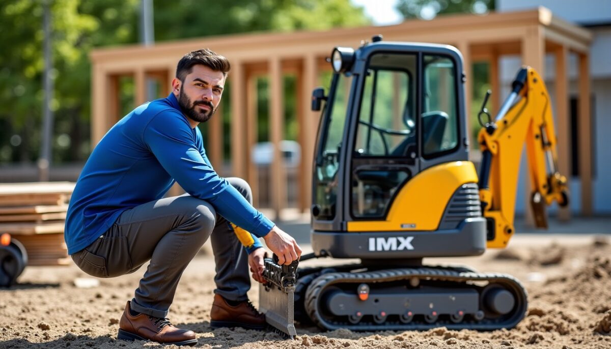 Mini pelle IMX : un outil polyvalent aux multiples atouts pour artisans et particuliers